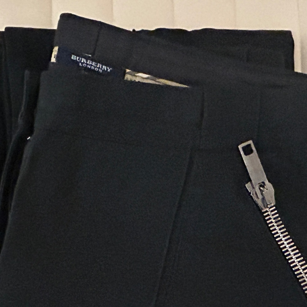 Burberry Cargo Pants - Women's Size 12 - Black
